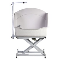 Groomtech Master Fiberglass Electric Lifting Bath Tub