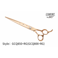 KKO Comfort Line Scissors With Holes Straight 8" [Rose Gold]