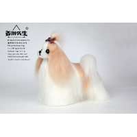 Mr. Jiang Shih Tzu Full Body Coat / Model Dog [Champagne and White] 060