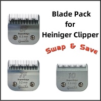 Replace Heiniger Blade size 10 with Groomtech Blade size 5F, 7F and 10