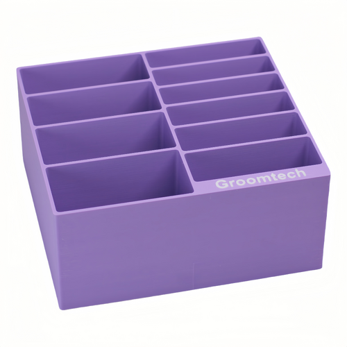 Groomtech Wide Comb Attachment 10pcs Caddy - Lilac Purple