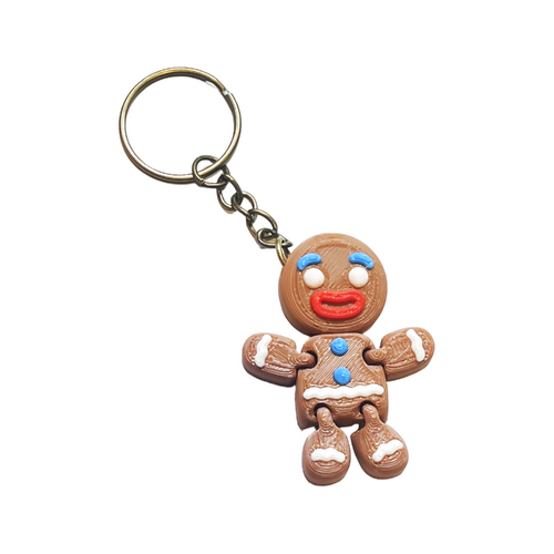 Gingerbread Man Keychain 5cm