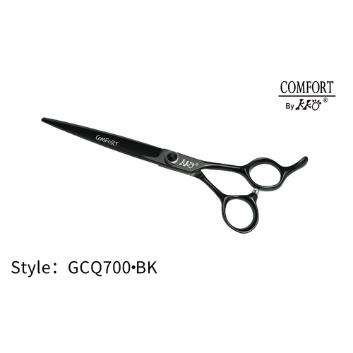 KKO Comfort Line Scissors Straight 7" [Black]