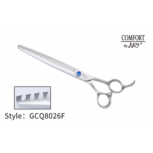 KKO Comfort Line Scissors Chunker with 26 Flat Teeth 8"