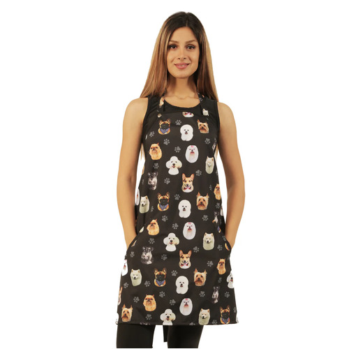 Ladybird Dog Breeds Print Waterproof Dog Bathers Apron