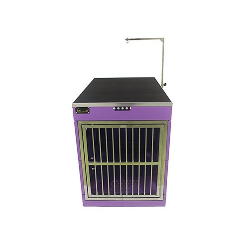 SolidPet Folding Dog Show Aircraft Cage Size 3 - Purple