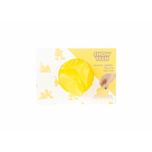 Show Tech Plastic Wraps 15 x 30 cm Yellow 100 pcs