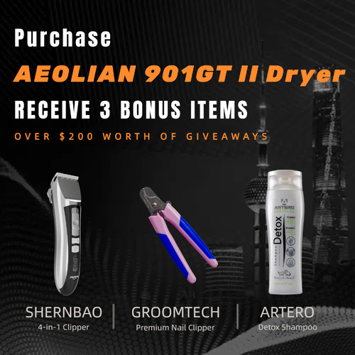 Bonus Pack with Aeolus Aeolian 901GT II Dryer